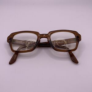Vintage USS Brown Eyeglasses 4 1/2 - 5 3/4